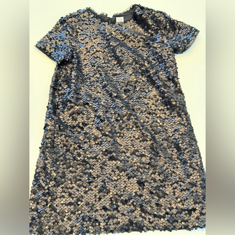 GAP Kids Black Sequin Dress